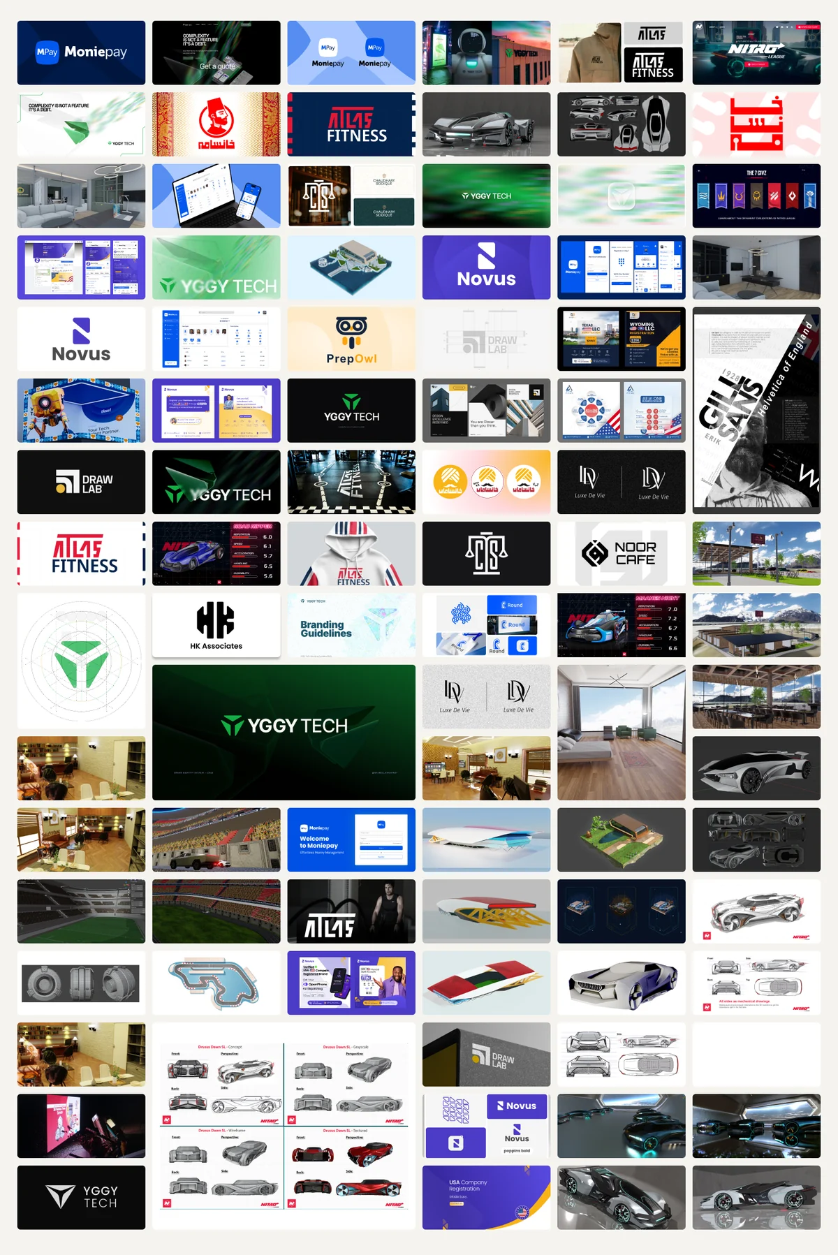 Portfolio overview — Muhammad Nasrullah Khan
